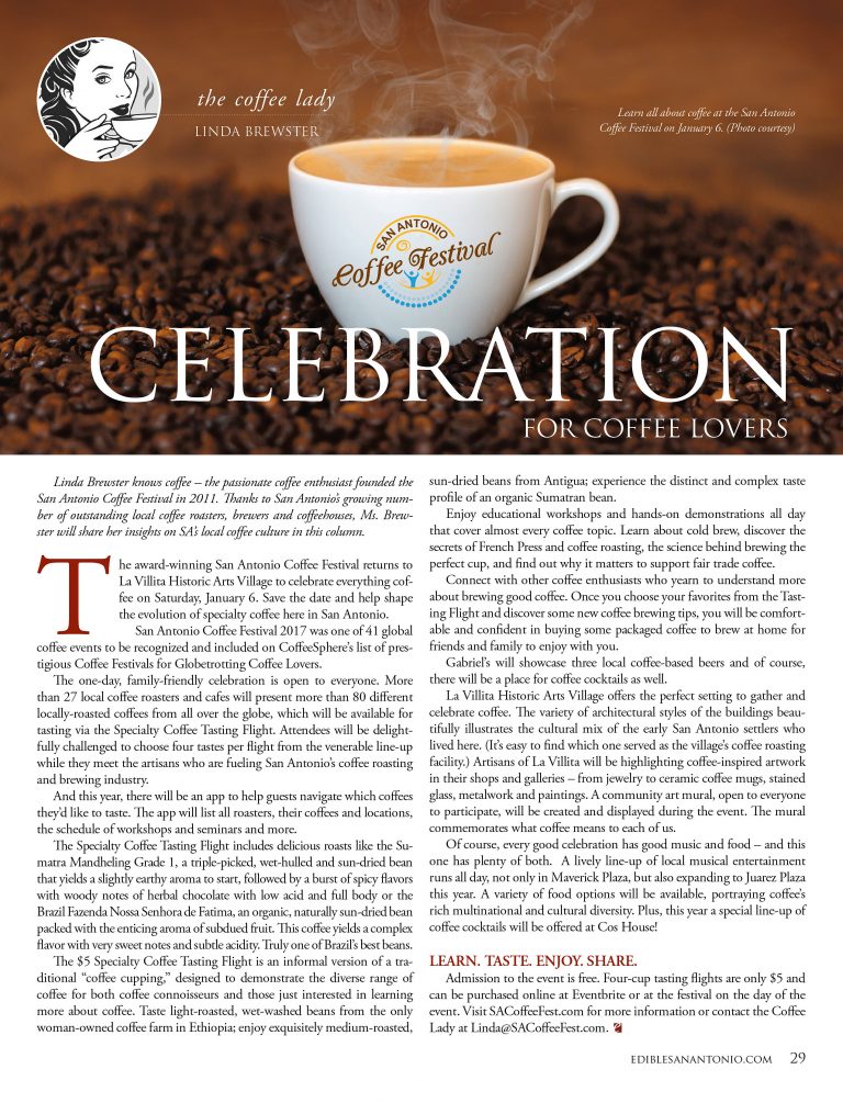 TO EDIBLE SAN ANTONIO Edible San Antonio