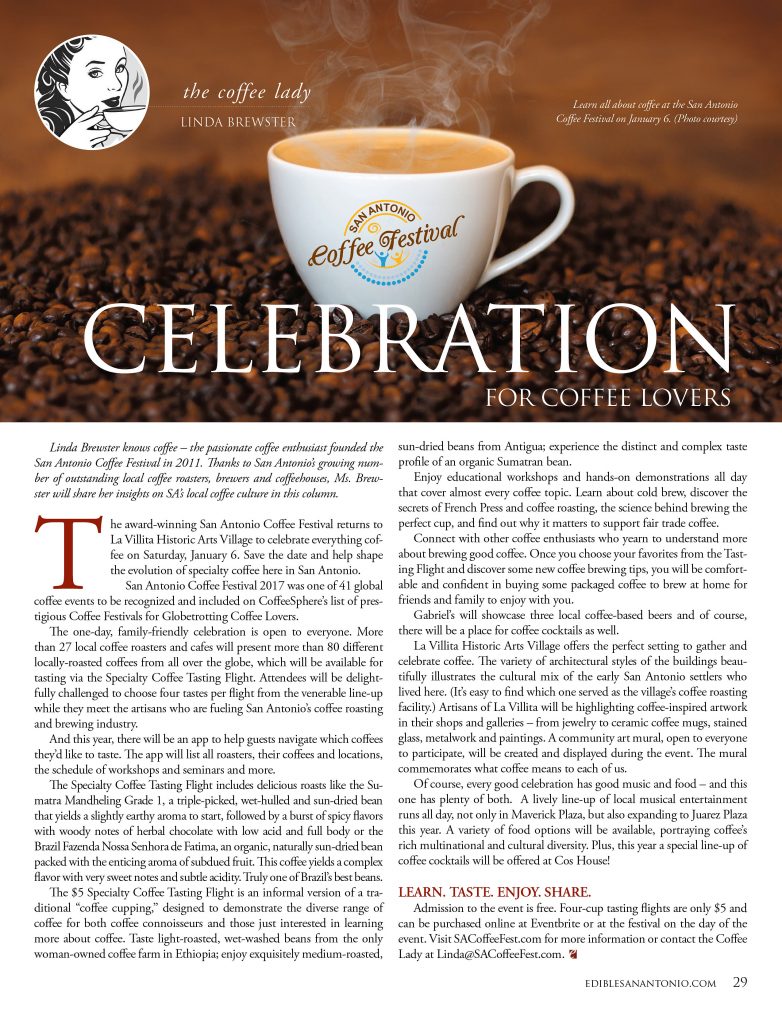 TO EDIBLE SAN ANTONIO Edible San Antonio