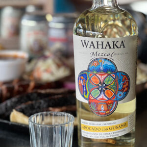 we brought a bottle of Wahaka Mezcal,